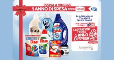 concorso Henkel anno spesa gratis Dixan Perlana instant win WhatsApp 2026