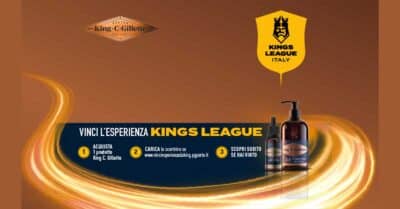 concorso King C Gillette vinci esperienza VIP Kings League soggiorno 2026