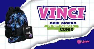 Concorso Big Babol vinci set scuola Comix