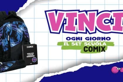 Concorso Big Babol vinci set scuola Comix