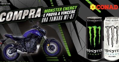 Concorso Monster: vinci moto Yamaha MT07