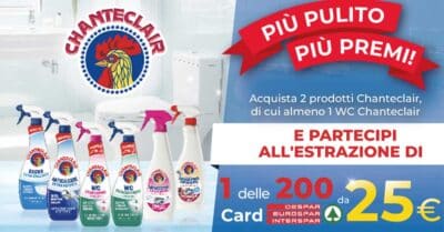 Concorso "Più pulito, più premi" Chanteclair