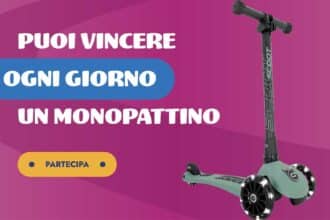 Vinci un monopattino al giorno con Danone Kids