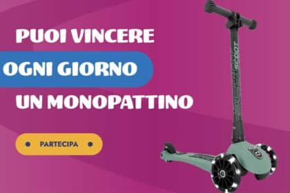 Vinci un monopattino al giorno con Danone Kids