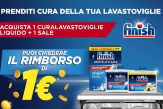 Finish ti rimborsa 1€