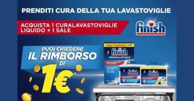 Finish ti rimborsa 1€