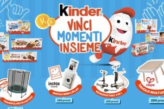 Concorso Kinder "Vinci momenti insieme 2026"