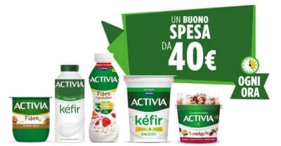 Activia ti regala la spesa