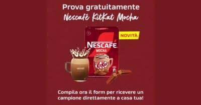 Campioni omaggio Nescafé KitKat Mocha