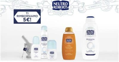 Neutro Roberts ti rimborsa 5€