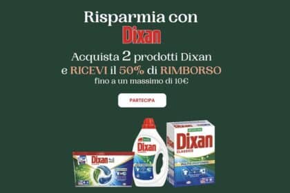 Cashback Risparmia con Dixan