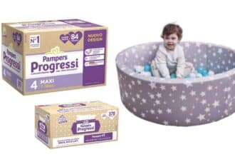 Con Pampers vinci una piscina con palline per bambini