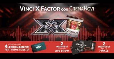 Concorso Vinci X Factor con Crema Novi