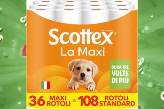 Scottex La Maxi 36 rotoli in offerta Amazon