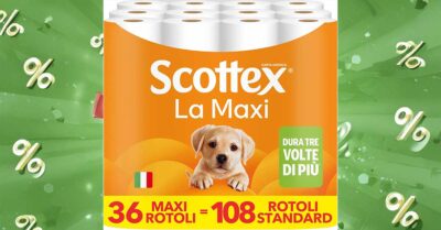 Scottex La Maxi 36 rotoli in offerta Amazon