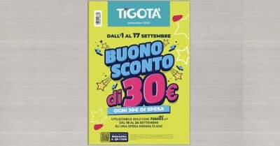 Volantino Tigotà settembre 2025