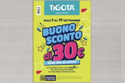 Volantino Tigotà settembre 2025