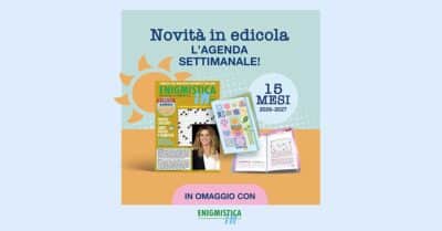 Agenda 15 mesi 2026-2027 in regalo con Enigmistica IN