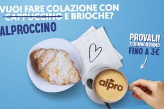 Cashback Alproccino e brioche