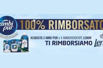 Cashback Ambipur regala Lenor