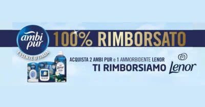 Cashback Ambipur regala Lenor