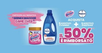 Cashback “Germi e Macchie Game Over”