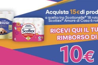 Cashback Scottex per Esselunga 2025