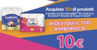 Cashback Scottex per Esselunga 2025