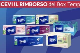 Cashback “Tempo ti rimborsa il box in Tigotà"