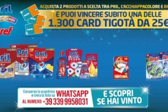 Concorso Pril Acchiappacolore Bref Tigotà ottobre 2025