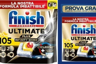 Prova gratis Finish Ultimate Plus Q4 2025 con il cashback