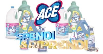 cashback ACE Spendi e Riprendi rimborso 5 euro acquisto prodotti pulizia casa 2026