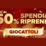 promozione Spendi e Riprendi Carrefour giocattoli buoni sconto Natale Carta PAYBACK