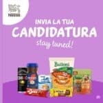 Inserzione Nestlé per diventare tester con prodotti Buitoni, Nescafé, Baci Perugina e Nesquik