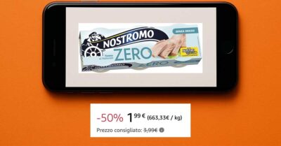 Tonno Nostromo al naturale in offerta su Amazon