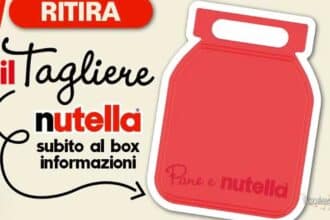 tagliere Nutella omaggio Sole365 app Club365 operazione a premio 2026