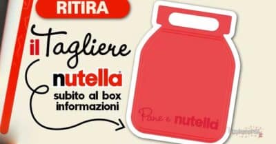 tagliere Nutella omaggio Sole365 app Club365 operazione a premio 2026