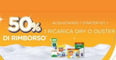 Cashback rimborso 50% Swiffer
