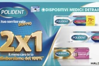 Polident ti rimborsa il fissativo