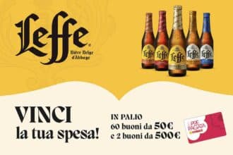 Vinci buoni spesa Conad con Leffe
