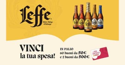 Vinci buoni spesa Conad con Leffe