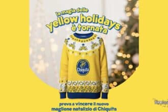 Vinci gratis il maglione di Natale Chiquita