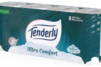 Tenderly Carezza di Latte: 8 rotoli, 3,49€ con l'offerta Amazon