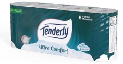 Tenderly Carezza di Latte: 8 rotoli, 3,49€ con l'offerta Amazon