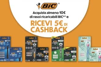 Cashback “Con BIC ti conviene”