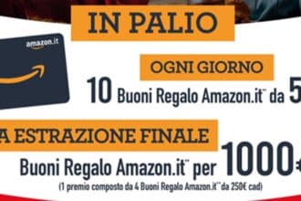 Vinci buoni Amazon con il concorso Autogrill