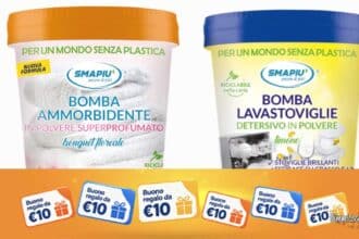 Prodotti Smapiù con coupon per il concorso Smapiù vinci di più