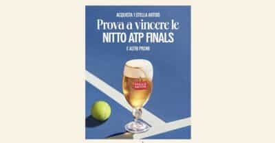 concorso Stella Artois Nitto ATP Finals 2026 biglietti Torino kit spillatore