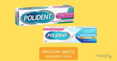 cashback Polident fissativo rimborso totale WhatsApp farmacia