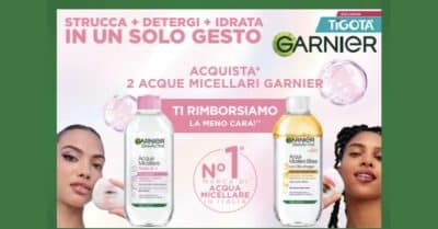 Cashback acque Micellari Garnier